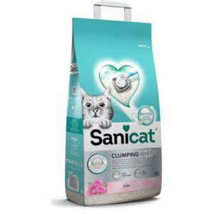 Sanicat Clumping White Rose csomósodó macskaalom rózsa illattal