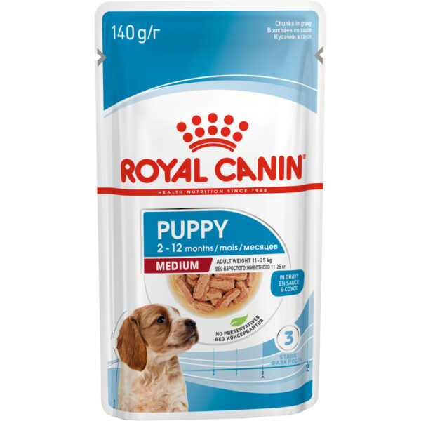 Royal Canin Medium Puppy - Nedves táp közepes testű kölyök kutya részére Royal Canin Medium Puppy - Nedves táp közepes testű kölyök kutya részére