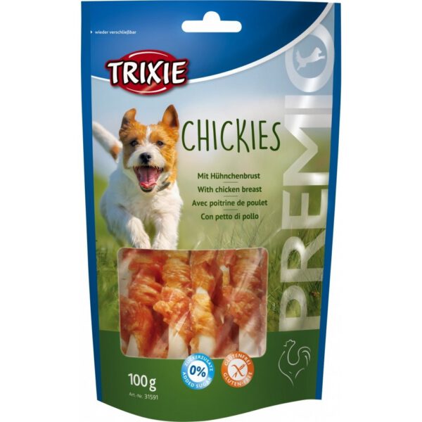 Trixie Premio Chickies csirkemelles és kálciumos snack csontocskák Trixie Premio Chickies csirkemelles és kálciumos snack csontocskák