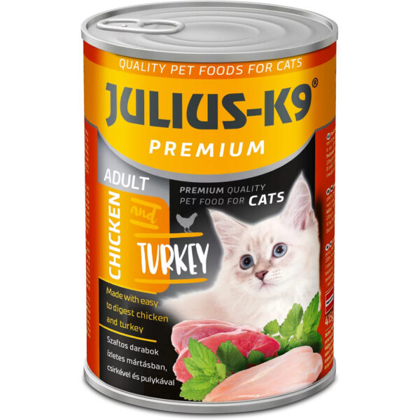 Julius-K9 Cat Adult Chicken & Turkey nedveseledel macskáknak Julius-K9 Cat Adult Chicken & Turkey nedveseledel macskáknak