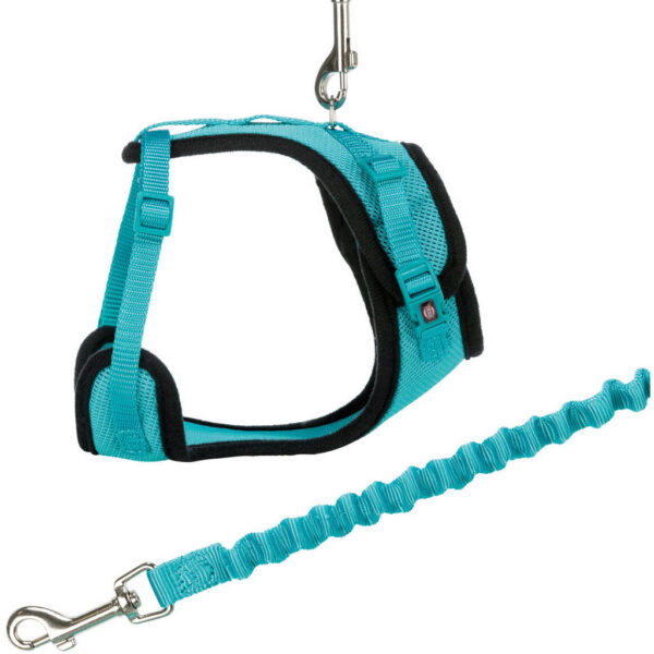 Trixie Mesh Y Harness with leash - Y hám, hálós anyagból pórázzal macskáknak Trixie Mesh Y Harness with leash - Y hám, hálós anyagból pórázzal macskáknak