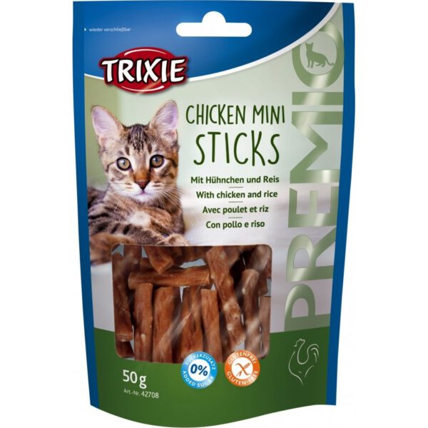 Trixie Chicken & Rice Mini Sticks cicáknak