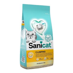 Sanicat Clumping illatmentes bentonit csomósodó, macskaalom