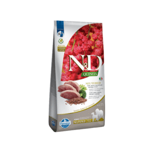 N&D Dog Quinoa Neutered Adult Medium & Maxi kacsa, brokkoli és spárga N&D Dog Quinoa Neutered Adult Medium & Maxi kacsa, brokkoli és spárga