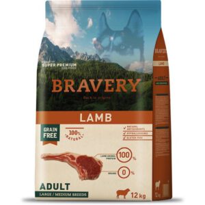 Bravery Dog Adult Medium/Large Grain Free Lamb