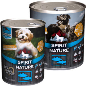 Spirit of Nature Dog tonhalas és lazacos konzerv | Hipoallergén kutyaeledel Spirit of Nature Dog tonhalas és lazacos konzerv | Hipoallergén kutyaeledel