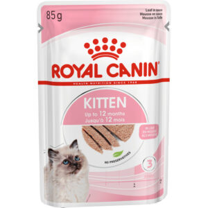 Royal Canin Kitten Loaf - Kölyök macska pépes nedves táp Royal Canin Kitten Loaf - Kölyök macska pépes nedves táp