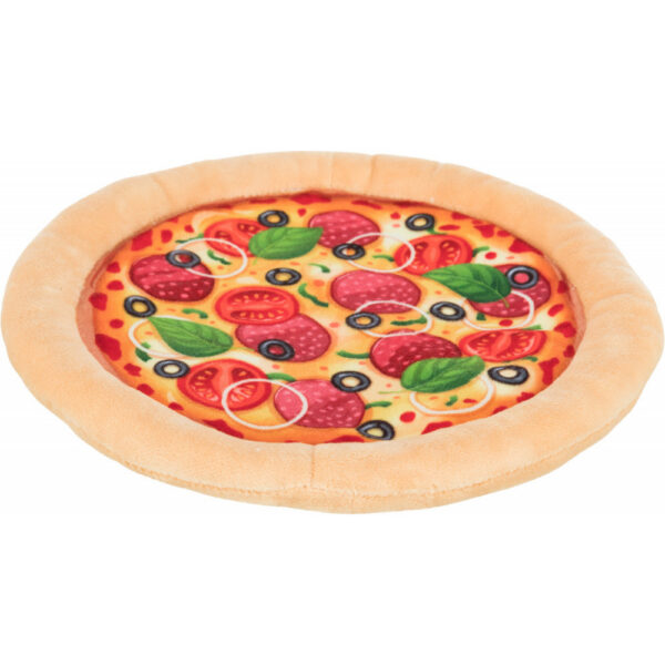 Trixie plüss zörgős pizza kutyajáték Trixie plüss zörgős pizza kutyajáték