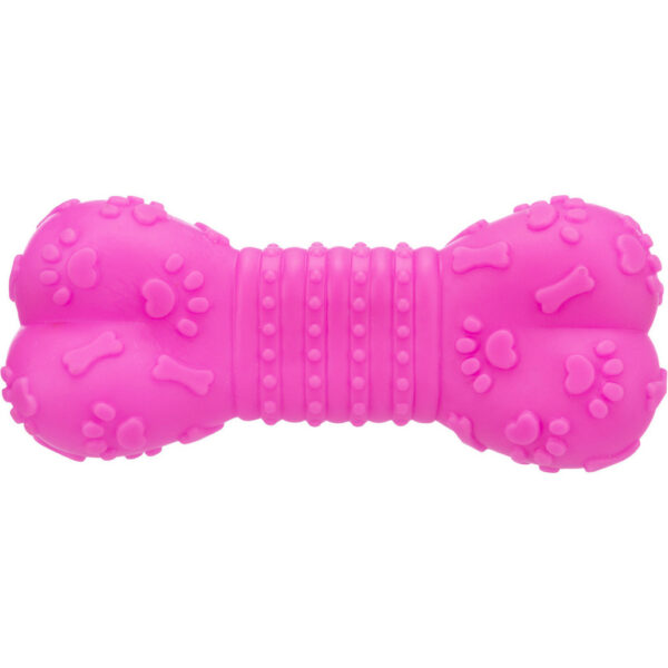Trixie csont formájú sípoló apport gumiból tappancsos és csontos mintával Trixie csont formájú sípoló apport gumiból tappancsos és csontos mintával