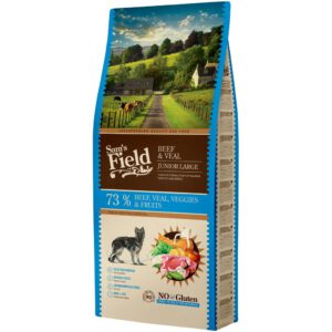 Sam's Field Gluten Free Puppy & Junior Large Beef & Veal Sam's Field Gluten Free Puppy & Junior Large Beef & Veal
