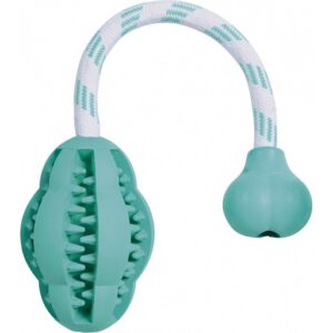 Trixie Denta Fun gumilabda kötélen menta ízesítéssel Trixie Denta Fun gumilabda kötélen menta ízesítéssel
