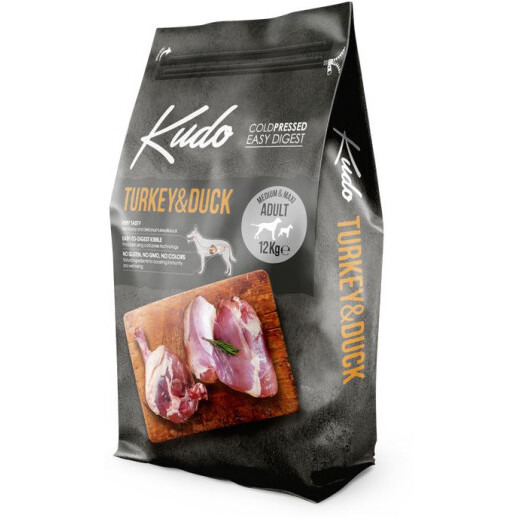 Kudo Adult Medium & Maxi Turkey & Duck Low Grain Kudo Adult Medium & Maxi Turkey & Duck Low Grain