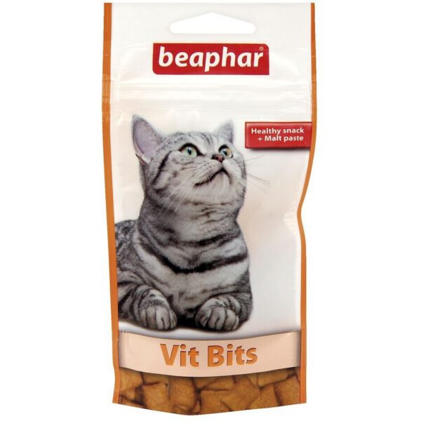 Beaphar Vit Bits ropogós falatkák vitaminos krémmel macskáknak