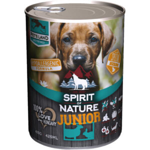 Spirit of Nature Dog Junior bárány- és nyúlhúsos konzerv növendék kutyáknak Spirit of Nature Dog Junior bárány- és nyúlhúsos konzerv növendék kutyáknak