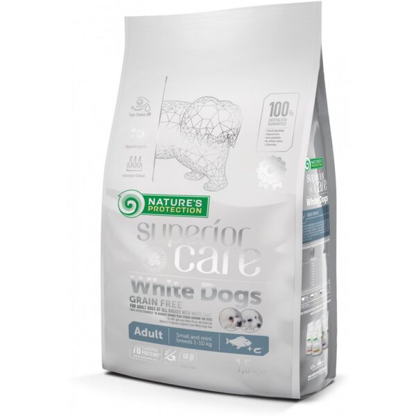 Nature's Protection Superior Care White Dogs Adult Grain Free All Breeds White Fish Nature's Protection Superior Care White Dogs Adult Grain Free All Breeds White Fish