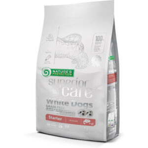 Nature's Protection Superior Care White Dogs Starter Grain Free Salmon