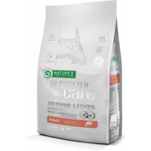 Nature's Protection Superior Care - White Dogs Grain Free Adult Small & Mini Breeds Salmon | Fehér szőrű, kistestű, növendék kutyáknak