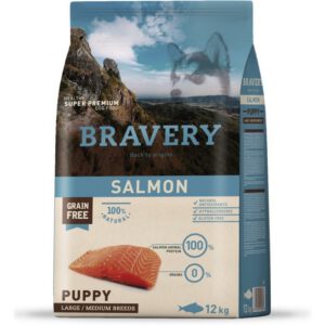 Bravery Dog Puppy Medium/Large Grain Free Salmon Bravery Dog Puppy Medium/Large Grain Free Salmon
