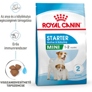 Royal Canin Mini Starter - Száraz táp kistestű vemhes szuka és kölyök kutya részére 2 hónapos korig