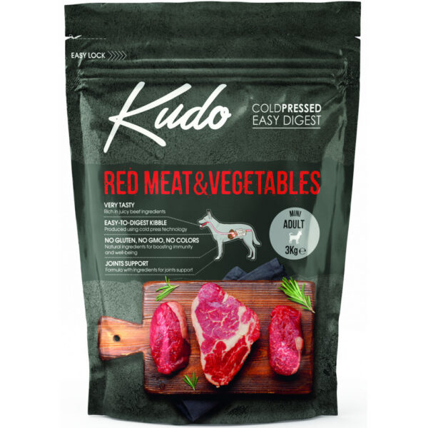 Kudo Adult Mini Red Meat & Vegetables Low Grain Kudo Adult Mini Red Meat & Vegetables Low Grain