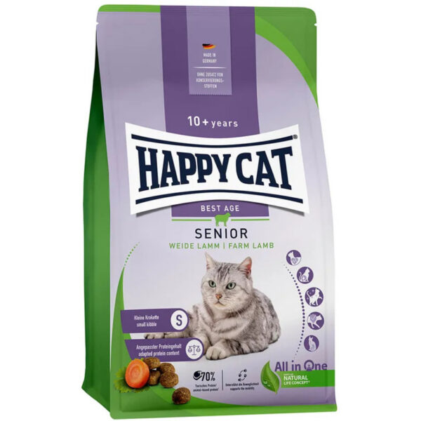 Happy Cat Senior Weide-Lamm - Bárányhúsos táp idős macskáknak Happy Cat Senior Weide-Lamm - Bárányhúsos táp idős macskáknak