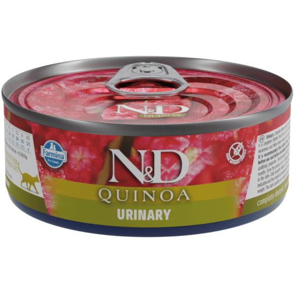 N&D Cat Quinoa Urinary - Húgyúti problémák megelőzésére konzerv felnőtt macskáknak N&D Cat Quinoa Urinary - Húgyúti problémák megelőzésére konzerv felnőtt macskáknak