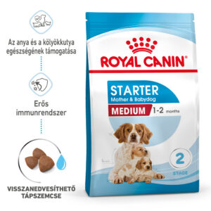 Royal Canin Medium Starter Mother & Babydog - Száraz táp közepes testű vemhes szuka és kölyök kutya részére 2 hónapos korig Royal Canin Medium Starter Mother & Babydog - Száraz táp közepes testű vemhes szuka és kölyök kutya részére 2 hónapos korig