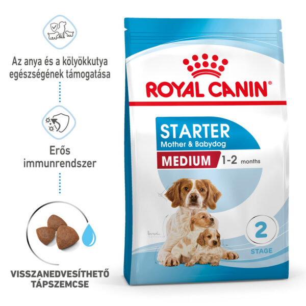 Royal Canin Medium Starter Mother & Babydog - Száraz táp közepes testű vemhes szuka és kölyök kutya részére 2 hónapos korig Royal Canin Medium Starter Mother & Babydog - Száraz táp közepes testű vemhes szuka és kölyök kutya részére 2 hónapos korig