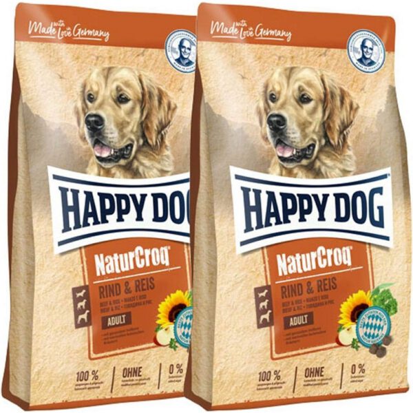 Happy Dog NaturCroq Rind & Reis Happy Dog NaturCroq Rind & Reis