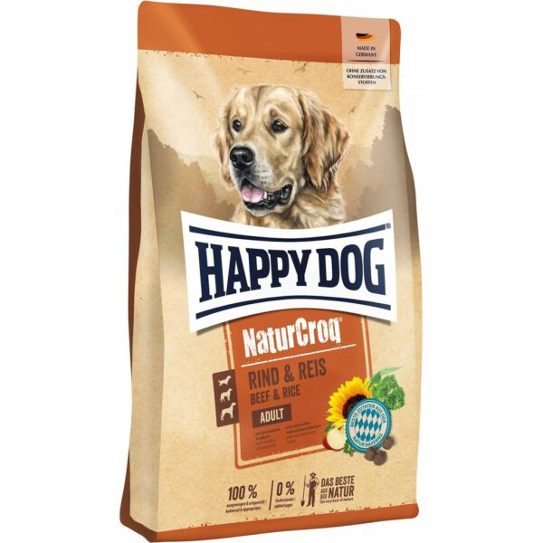 Happy Dog NaturCroq Rind & Reis Happy Dog NaturCroq Rind & Reis
