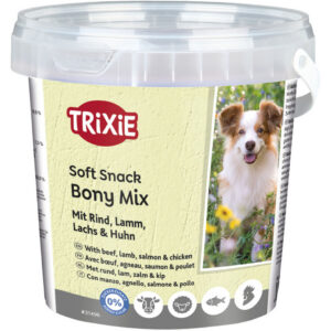 Trixie Soft Snack Bony Mix – Puha jutalomfalat vödörben Trixie Soft Snack Bony Mix – Puha jutalomfalat vödörben