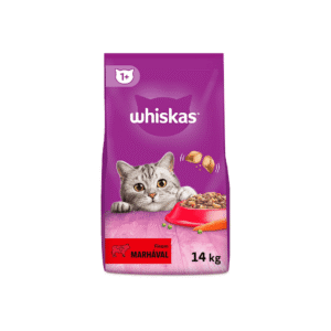 Whiskas marhahúsos és májas száraztáp