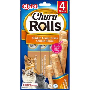 Inaba Churu Rolls Chicken Recipe wraps