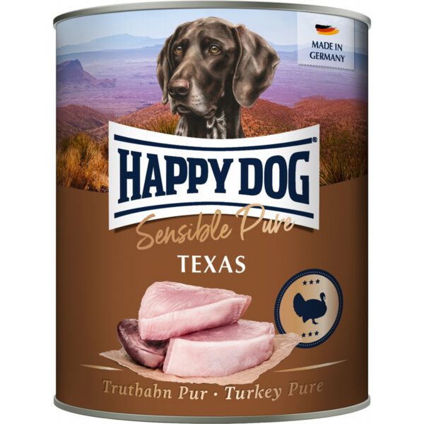 Happy Dog Pur Texas - pulykahúsos konzerv