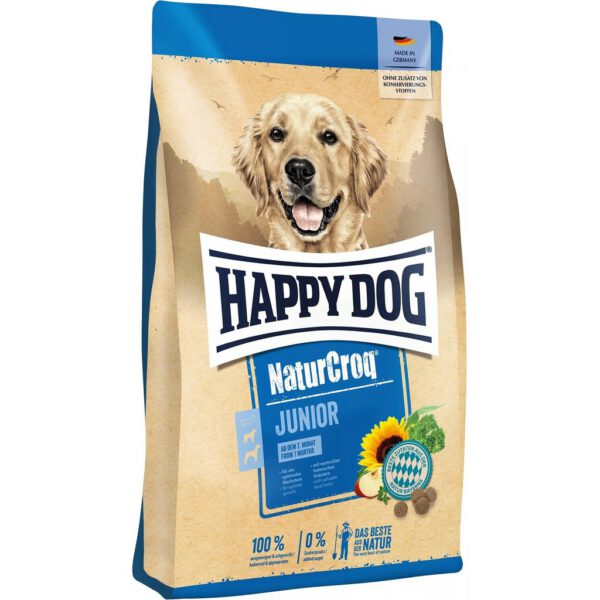 Happy Dog NaturCroq Junior szárazeledel növendék kutyáknak Happy Dog NaturCroq Junior szárazeledel növendék kutyáknak