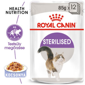 Royal Canin Sterilised Jelly - Ivartalanított felnőtt macska zselés nedves táp Royal Canin Sterilised Jelly - Ivartalanított felnőtt macska zselés nedves táp