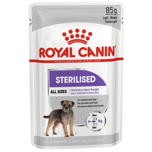 Royal Canin Sterilised - Nedves táp ivartalanított felnőtt kutyák részére Royal Canin Sterilised - Nedves táp ivartalanított felnőtt kutyák részére
