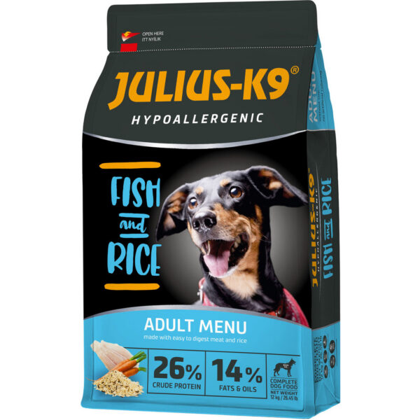 Julius-K9 Hypoallergenic Adult Fish & Rice Julius-K9 Hypoallergenic Adult Fish & Rice
