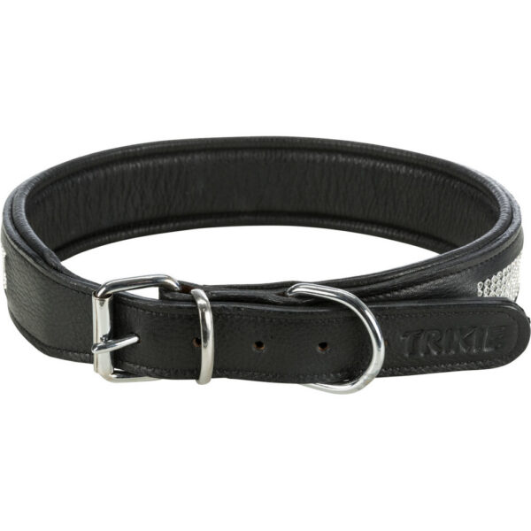 Trixie Active Collar extra széles strasszköves bőr nyakörv